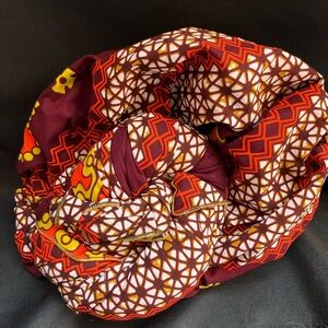 Vibrant Ghana Made Silk Lined Headwrap